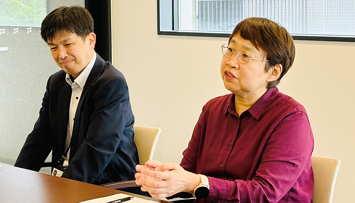 山口県立大学生協　理事長　人見 英里　専務理事　矢川 正訓