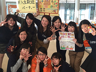 運営を行った生協学生委員会のメンバー