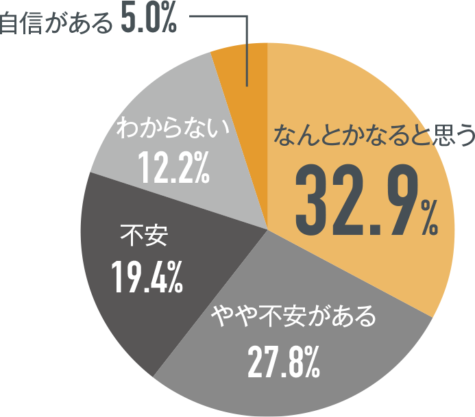 社会人になることを考えて、パソコンやITスキルにどの程度自信がありますか？
