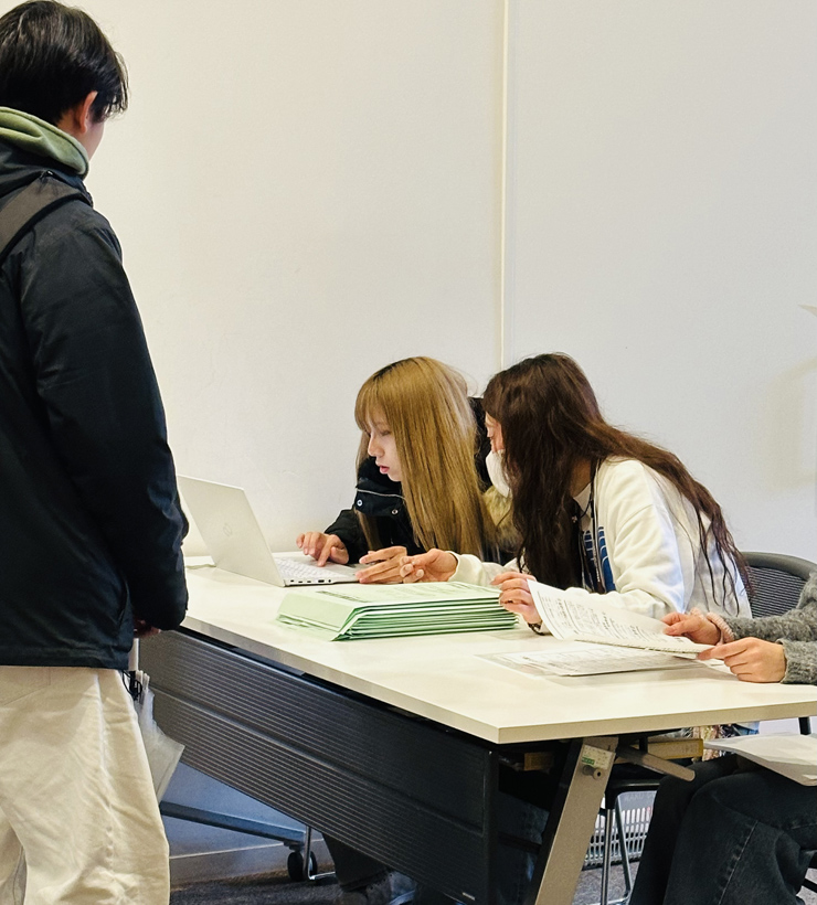 ご来場された新入生親子の皆さま