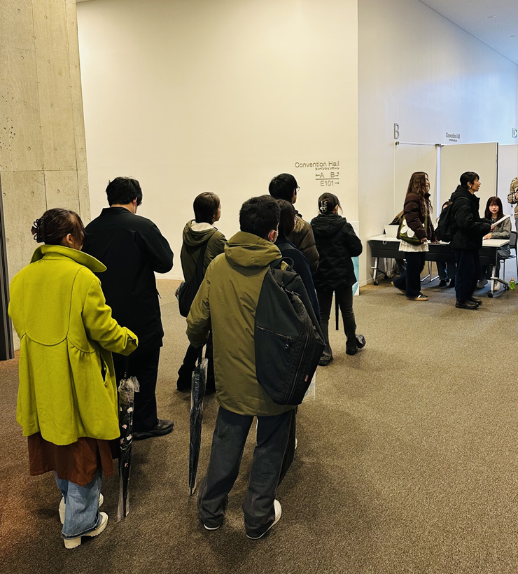 ご来場された新入生親子の皆さま