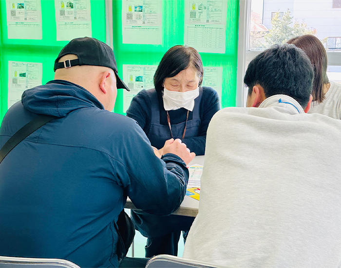 生協加入などについて職員も質問にお答えしていました