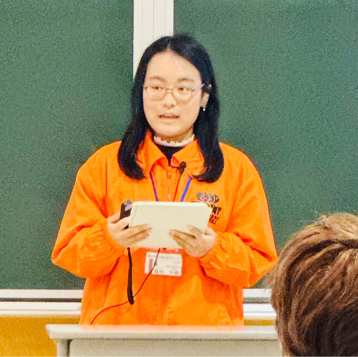 生協加入などについて話をされた菊地 千尋さん