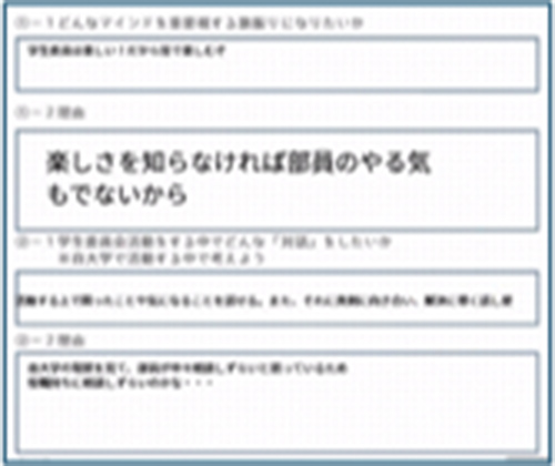 【企画2】「対話」を軸にした旗振り役とは?