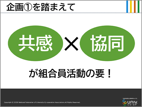 【企画1】共感×共同~“わたしの大学生活”から大学生協をつくる~