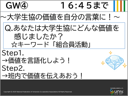 【企画2】みんなで歩く価値発見の旅路~組合員活動の登場人物って誰だろう?~