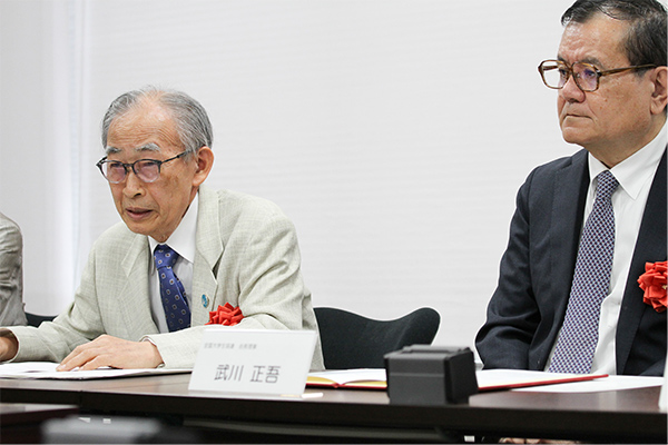 濱住代表理事・武川会長理事