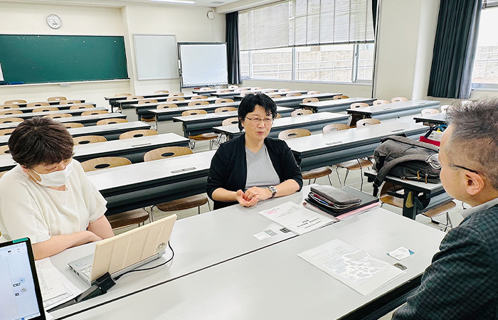 日本福祉大学生協長　明星 智美 理事、丹羽 みちの 専務理事