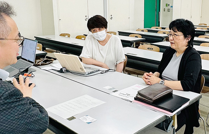日本福祉大学生協長　明星 智美 理事、丹羽 みちの 専務理事