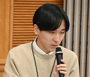 全国学生員会 佐藤委員長