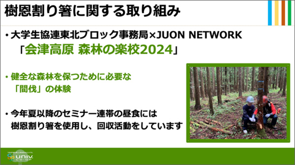 樹恩割り箸について