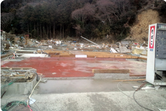 Mr.Endo lived here before the disaster.