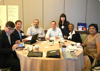 With participants of the group which NFUCA delegation joined (US, Italia, Lebanon, etc.)