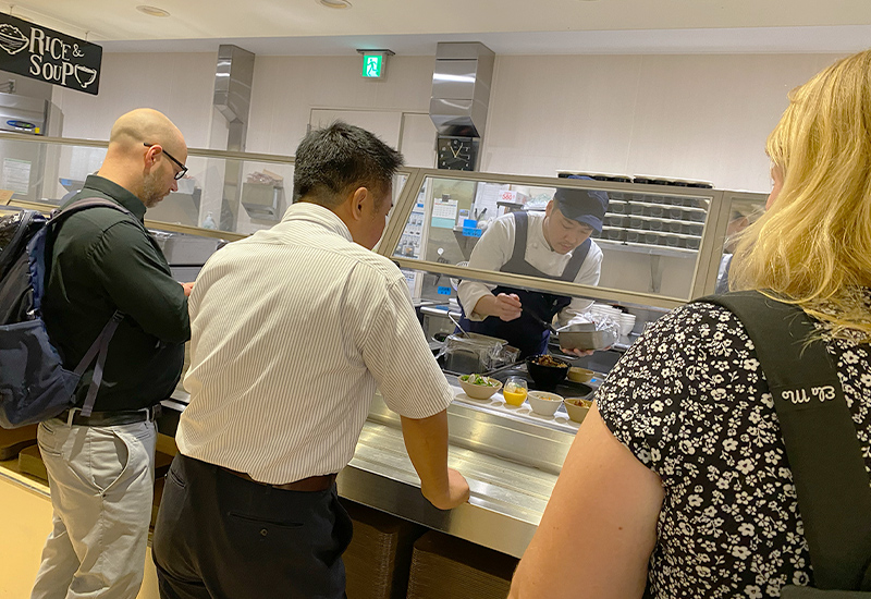 Corporate Cafeteria and Food Technology Visit