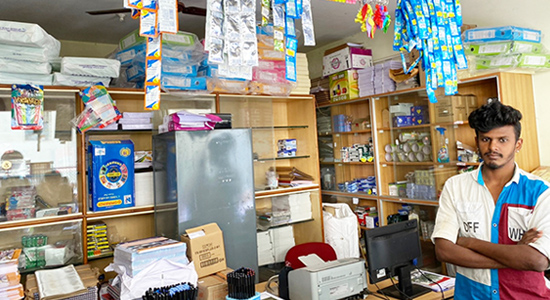 Here, students can purchase stationery and daily necessities. A dormitory resident commented, “It's very convenient because they sell detergent and other items.”
