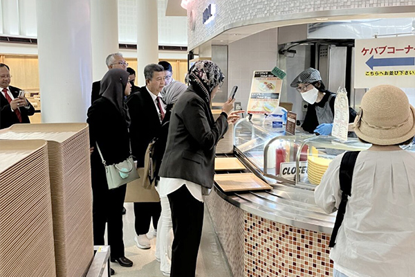 Halal lunch at Central Dining Hall