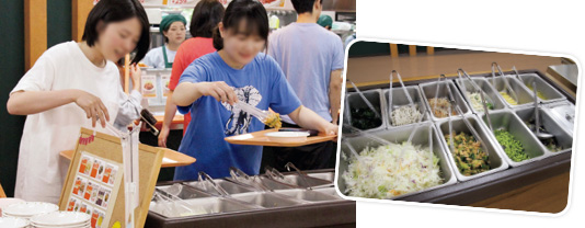 Cafeteria layout signage