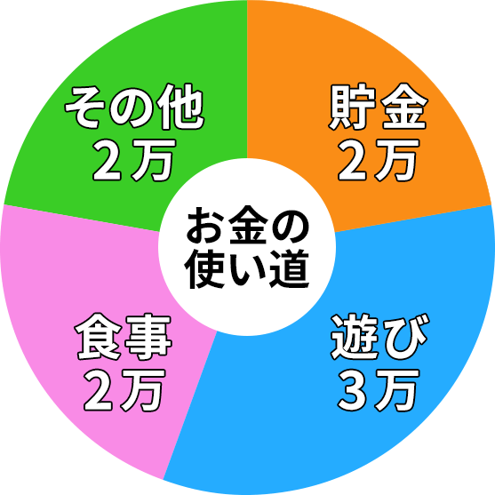 グラフ_お金の使い道