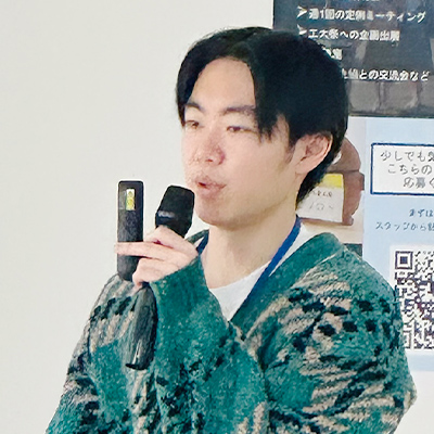 学生スタッフ 中嶋 脩さん